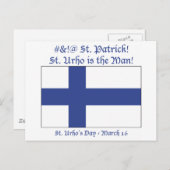 St. Urhoは人です ポストカード (正面/裏面)