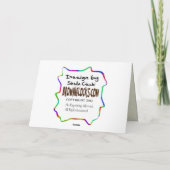 St. URHOは私の親戚のカードで すカスタマイズ! カード (裏面)