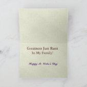 St. URHOは私の親戚のカードで すカスタマイズ! カード (内部)