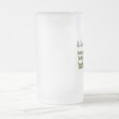 St. Urho日-ビールのジョッキへのアイルランド人を打つこと フロストグラスビールジョッキ (中央)