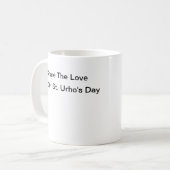 St. Urho日"共有愛"マグ コーヒーマグカップ (正面左)