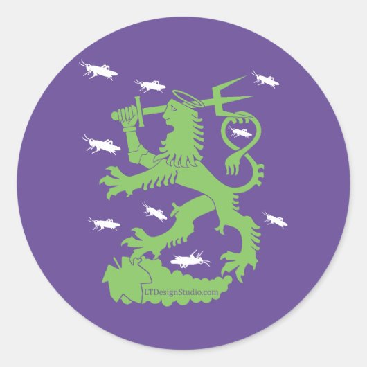 St. Urho – ステッカー (正面)