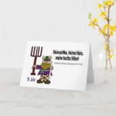 St. Urho - Heinasirkkaカード カード (黄色い花)