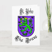 St. Urho The Brave Alternative Facts Greeting Card カード (正面)