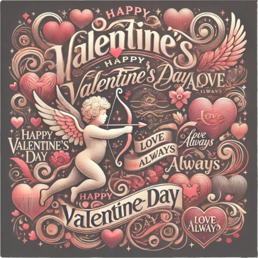 st valentin シール (正面)