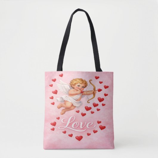 St. Valentines Day Cupid Love  トートバッグ (正面)