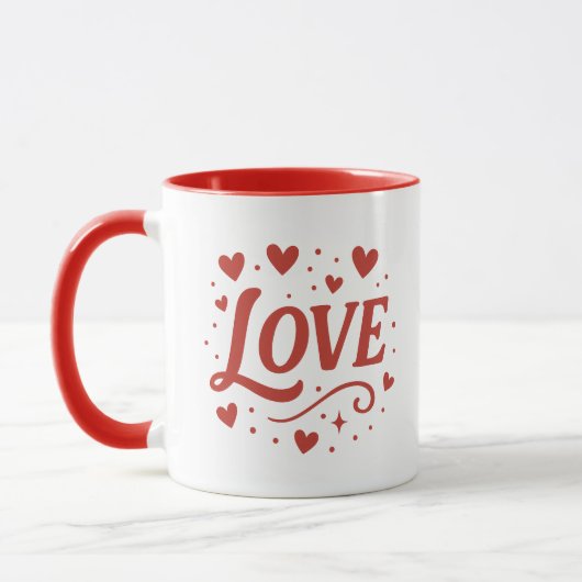 St. Valentine's Day Love Coffee Mug マグカップ (左)