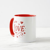 St. Valentine's Day Love Coffee Mug マグカップ (正面左)