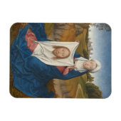 St. Veronica, c.1470-1475 (パネル上の油) マグネット (横)