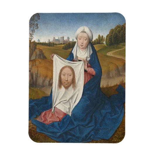 St. Veronica, c.1470-1475 (パネル上の油) マグネット (縦)