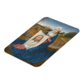 St. Veronica, c.1470-1475 (パネル上の油) マグネット (左側)