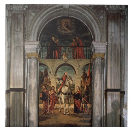 St. Vitalisおよび聖者 タイル (正面)