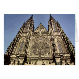 St. Vitusのカテドラルの正面