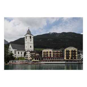 St.Wolfgang AM Wolfgangsee、ザルツブルクÖsterreich ポスター
