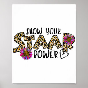 Staar Power Leopard先生テスト試験 ポスター