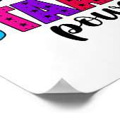 Staar Power Test Dayの学生先生 ポスター (角)