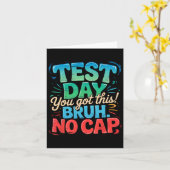 Staar State Testing Day Motivation You Are Crushin カード (黄色い花)