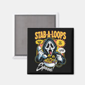 Stab-a-loops ホラーシリアルボックス ハロウィン マグネット (正面/裏面)