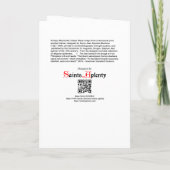 Stabat Mater (SAU 22)スタイル2空白の挨拶 カード (裏面)