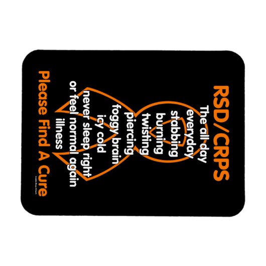 Stabbing Burning Twisting...RSD/CRPS マグネット (横)