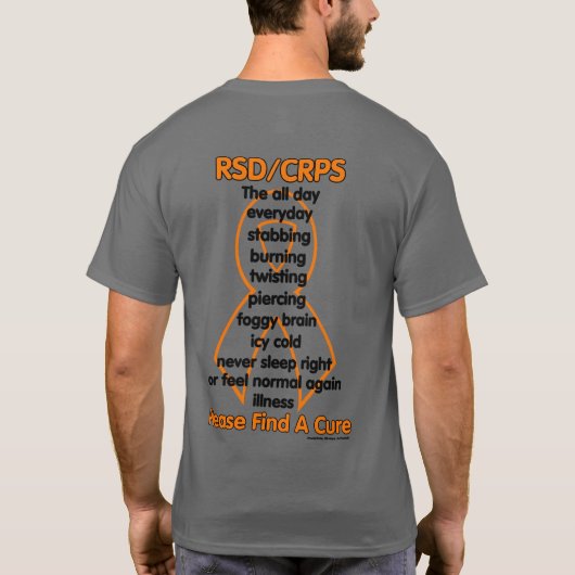 Stabbing Burning Twisting...RSD/CRPS Tシャツ (裏面)