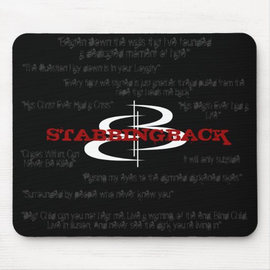 Stabbingback マウスパッド (正面)