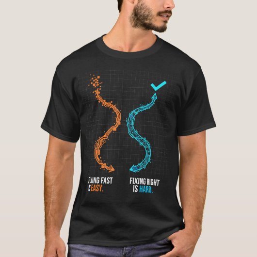 Stability Is Temporary DevOps 無限ループは続く Tシャツ (正面)