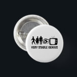 STABLE GENIUS PERSON Woman Camera TV 缶バッジ<br><div class="desc">自分の文字を追加するか、何があるか編集する。私の店をチェック！もし買お前は感謝してい!Instagramで共有した写真を必ずラベルして下さい@shoshannahscribbles :)</div>
