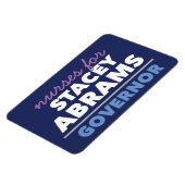 Stacey Abramsガバナーカーマグネットのナース マグネット (左側)