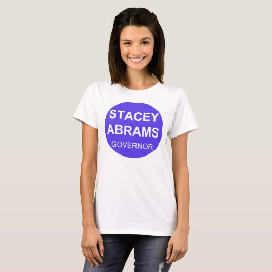 Stacey Abrams -知事 Tシャツ (正面フル)