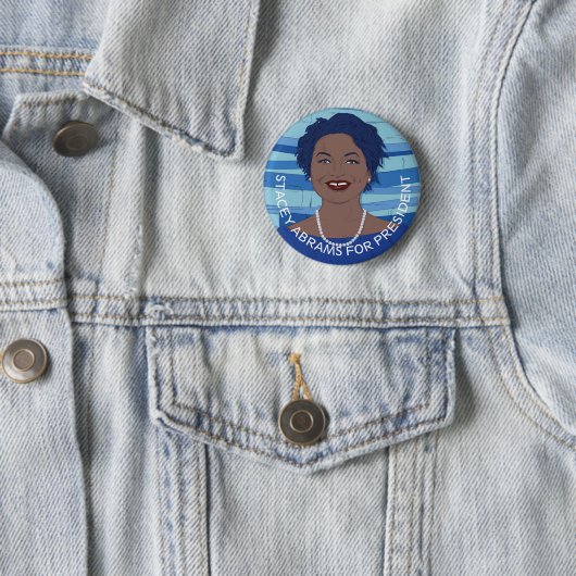 Stacey Abrams 2020年 缶バッジ (インサイチュ)