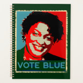 Stacey Abrams Vote Blue、ジョージア州知事 プランナー手帳 (正面)