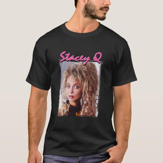 Stacey Q Vネック Tシャツ (正面)