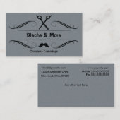 Stacheおよびより多くの理髪店の名刺 名刺 (正面/裏面)