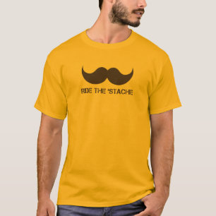 「Stacheに乗って下さい Tシャツ