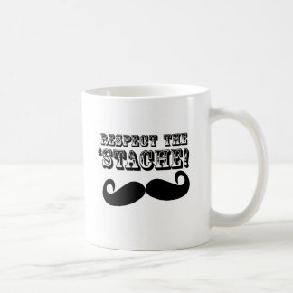 「Stacheを尊重して下さい コーヒーマグカップ