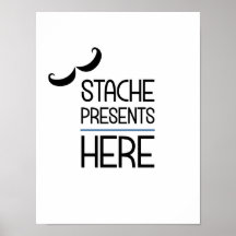 Stacheプレゼントはこちらパーティー署名ポスター