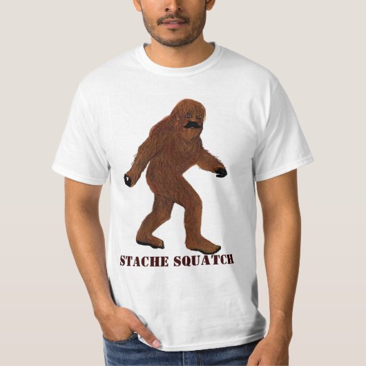 Stache Squatch Tシャツ (正面)