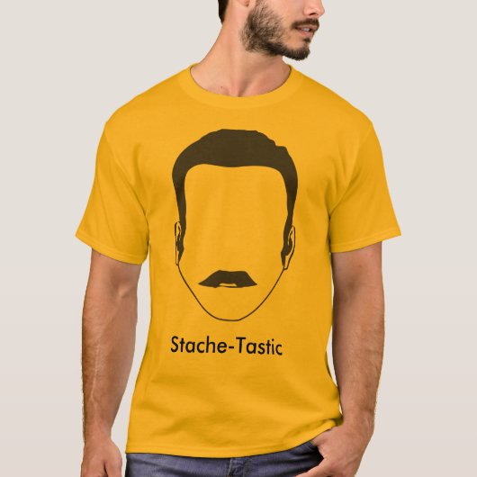 Stache-Tastic Tシャツ (正面)