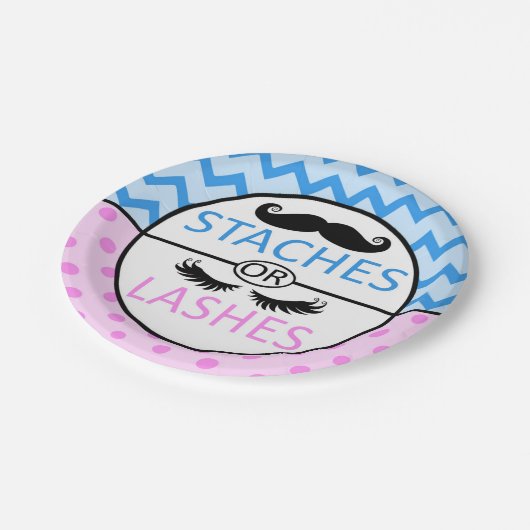 Stachesまたは鞭の性はパーティーの紙皿を明らかにします ペーパープレート (アングル)