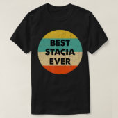 Stacia名 Tシャツ (デザイン正面)