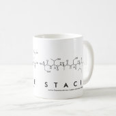 Stacieペプチド名mug コーヒーマグカップ (正面右)
