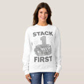 Stack First Budgeting & Legacy Building 1 to 100 スウェットシャツ (正面フル)