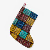 Stack of cargo trailer スモールクリスマスストッキング (正面 (吊り時))