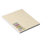 Stack of Cute Kawaii Macarons ノートパッド (アングル)