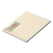 Stack of Cute Kawaii Macarons ノートパッド (回転)