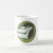 Stack of Money Cash Green Backs コーヒーマグカップ (中央)