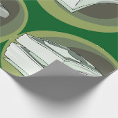 Stack of Money Cash Green Backs ラッピングペーパー (角)