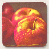 "Stack of Red Apples Fruit" Cute Photo. Buy Now コースター (正面)