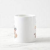 Stacked Cartoon Cats Mug コーヒーマグカップ (中央)